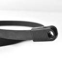 End Cap with hole for Flat Cable