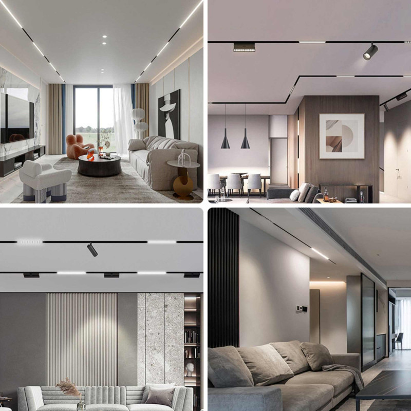Magnetic-track LED pendant spotlight - 48V - 5W - DALI-2 dimmable