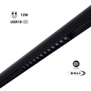 Magnetic linear track light 48V - CCT - 12W - DALI-2 dimming - UGR18