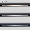 Magnetic linear track light 48V - CCT - 20W - DALI-2 dimming - UGR18