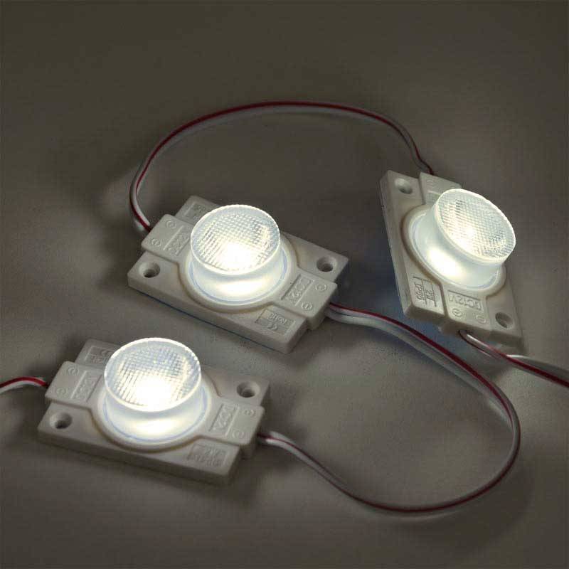 LED module for illuminated signs SMD3030 2W 12V IP65 15º.