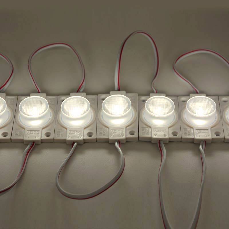 LED module for illuminated signs SMD3030 2W 12V IP65 15º.