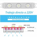LED module for signage 2.5W direct to 230V IP65 120º.