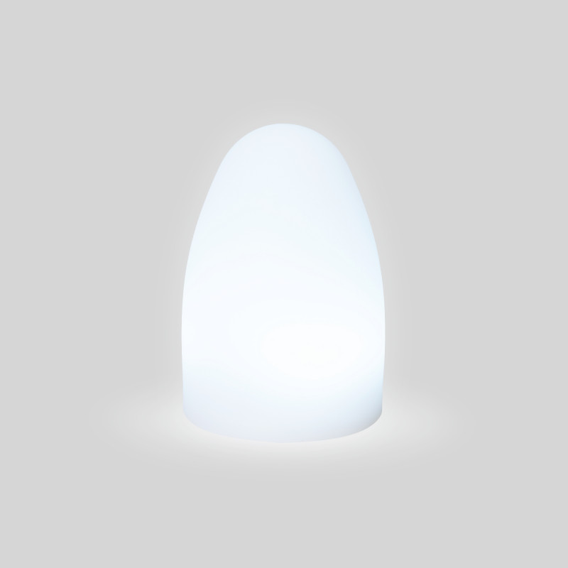 RGBW 1,5W Outdoor table lamp - Rechargeable - White resin - IP65