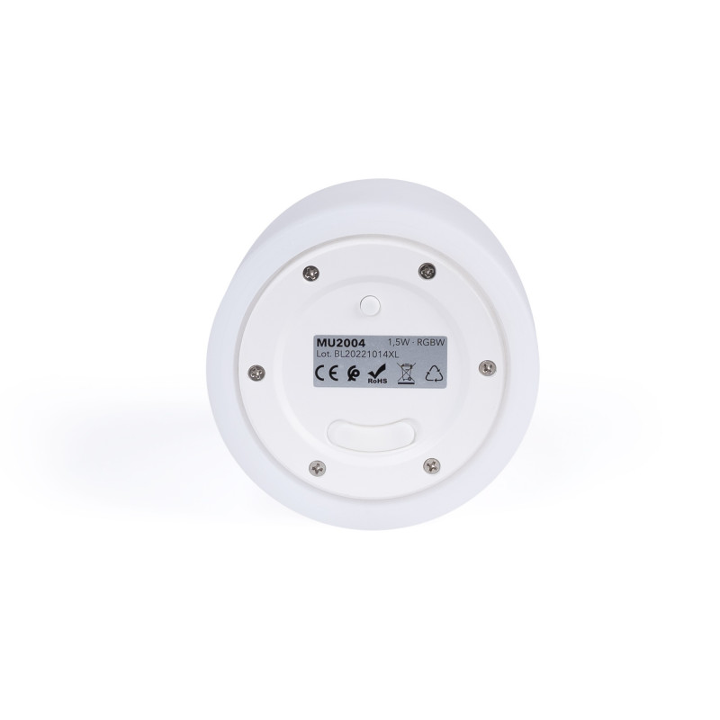 RGBW 1,5W Outdoor table lamp - Rechargeable - White resin - IP65