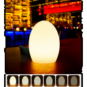 RGBW 1,5W Outdoor table lamp - Rechargeable - White resin - IP65