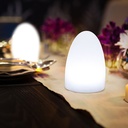 RGBW 1,5W Outdoor table lamp - Rechargeable - White resin - IP65