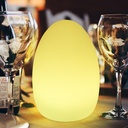 RGBW 1,5W Outdoor table lamp - Rechargeable - White resin - IP65