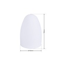 RGBW 1,5W Outdoor table lamp - Rechargeable - White resin - IP65