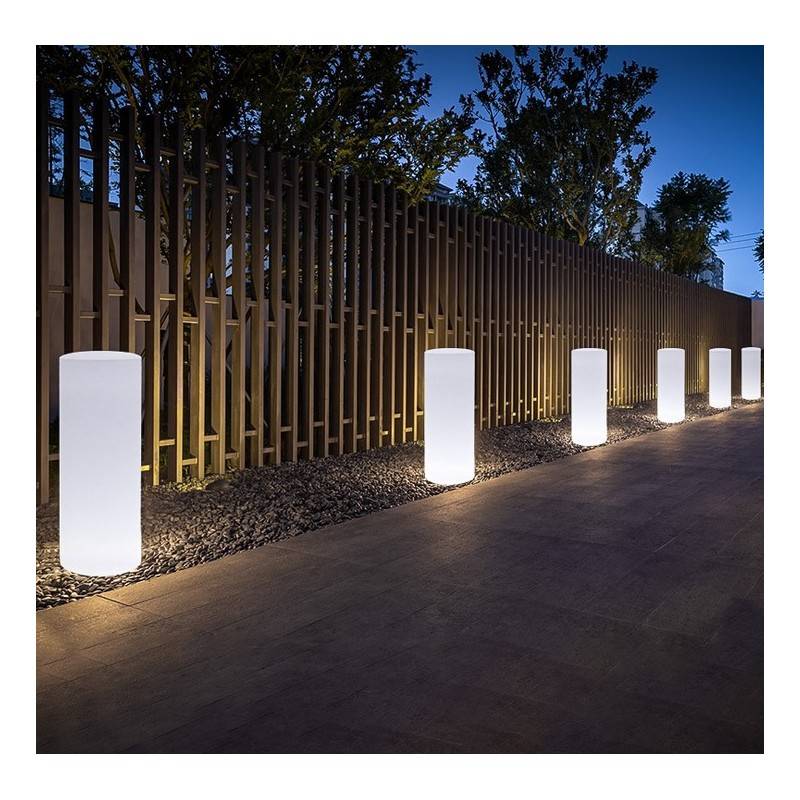 Rechargeable RGBW LED planter - 7W - IP65 - 40x115cm