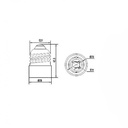 E27 to E14 thread adapter