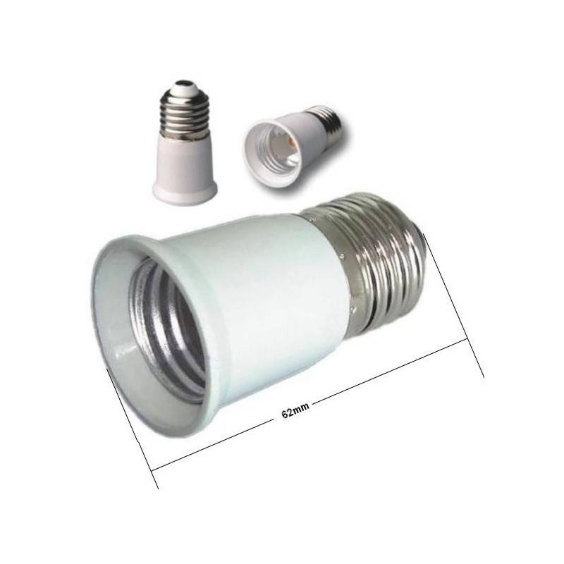 E27 to E27 thread extender adaptor