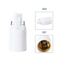 Adapter for G24 to E27 bulbs