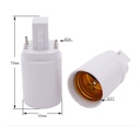 Adapter for G24 to E27 bulbs