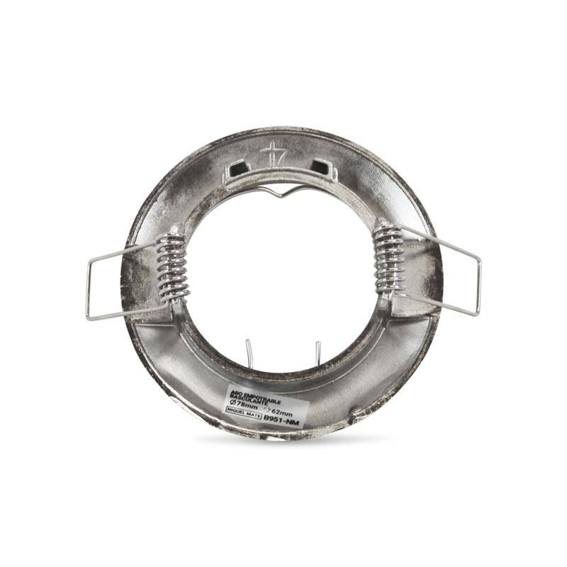 Round downlight ring for GU10 / MR16 bulb - Cutout Ø62 mm
