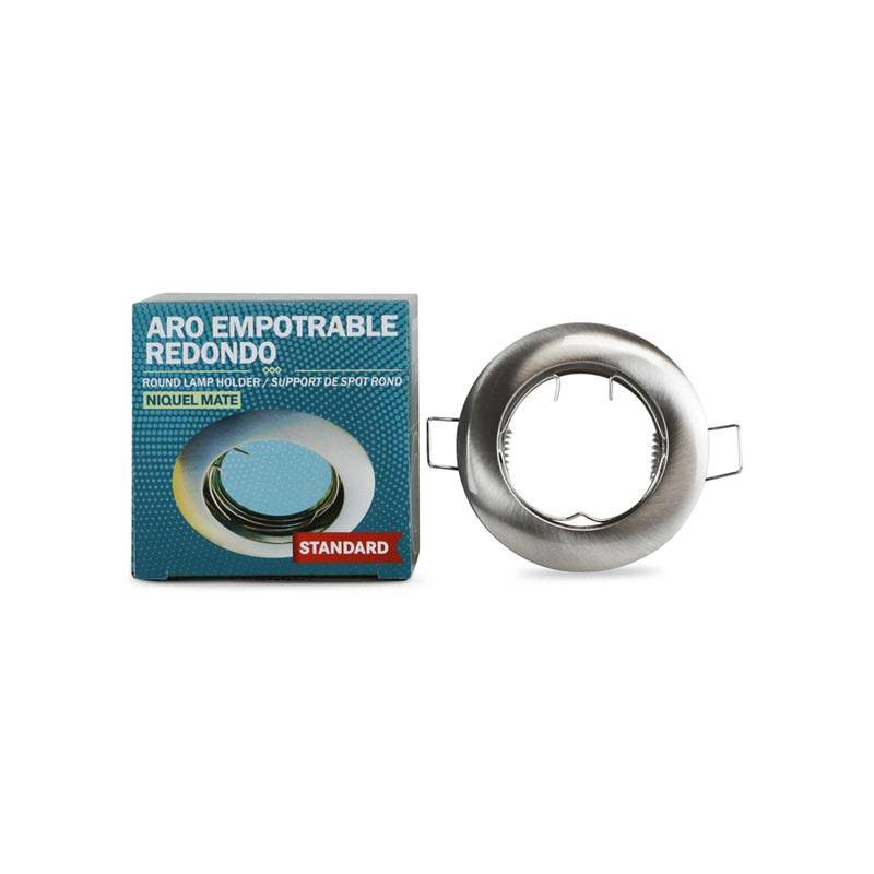 Round downlight ring for GU10 / MR16 bulb - Cutout Ø62 mm