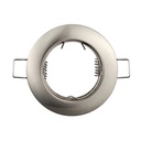 Round downlight ring for GU10 / MR16 bulb - Cutout Ø62 mm