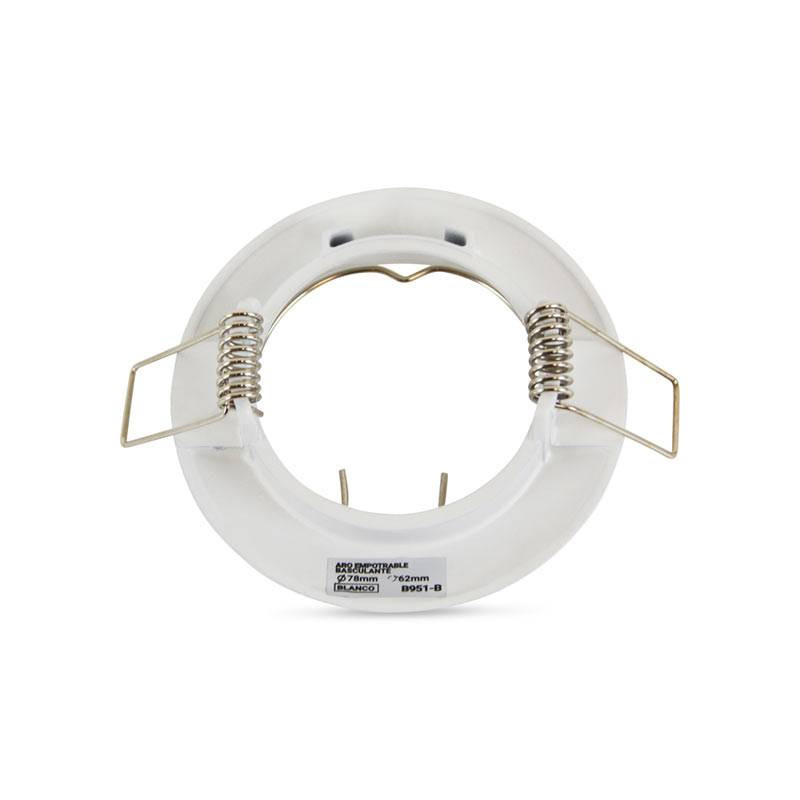 Round downlight ring for GU10 / MR16 bulb - Cutout Ø62 mm