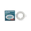 Round downlight ring for GU10 / MR16 bulb - Cutout Ø62 mm