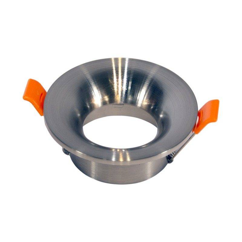 Fixed round downlight ring for dichroic bulb GU10 / MR16