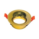Fixed round downlight ring for dichroic bulb GU10 / MR16