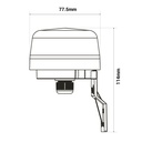 IP44 photoelectric twilight light sensor
