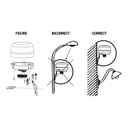IP44 photoelectric twilight light sensor