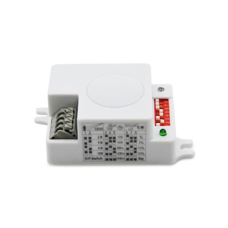 Microwave motion and presence radar sensor 360º 5.8GHz IP20