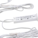 Switch with recessed sensor for cabinets IR 12/24V-DC IP20