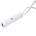 Switch with recessed sensor for cabinets IR 12/24V-DC IP20
