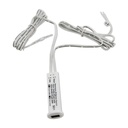 Switch with recessed sensor for cabinets IR 12/24V-DC IP20