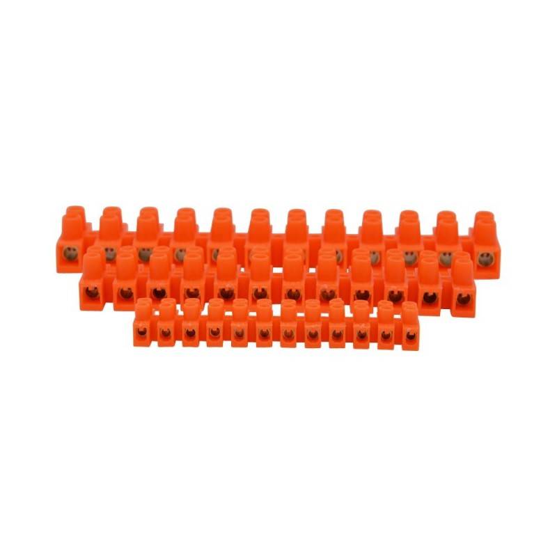 Electrical terminal strip 12 contacts - Different sizes