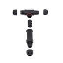 WATERTIGHT "T" CONNECTOR 3 POLES IP67