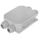 Readybox 120 watertight junction box with integrated IP68 insulating gel with 5 connectors 6MM2