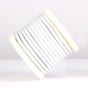 Nordic style colored textile electric cable 2x0.75