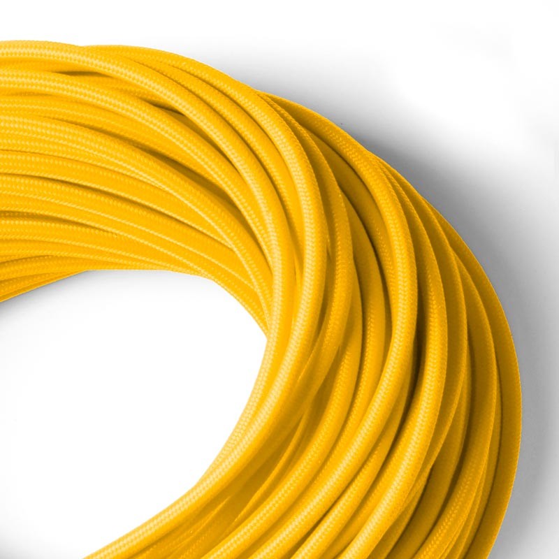 Nordic style colored textile electric cable 2x0.75