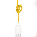Nordic style colored textile electric cable 2x0.75