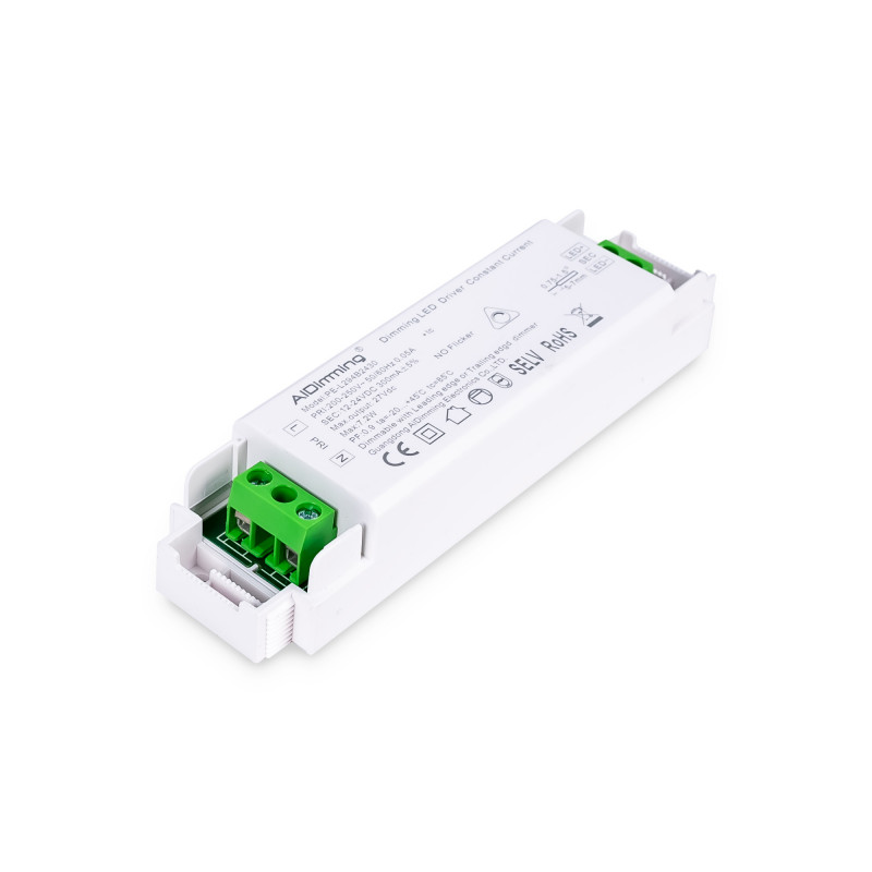 TRIAC dimmable driver - 12-24V DC - 300mA - 6W