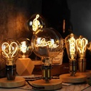 Decorative filament bulb "LOVE" - E27 G125 - 4W - 2200K