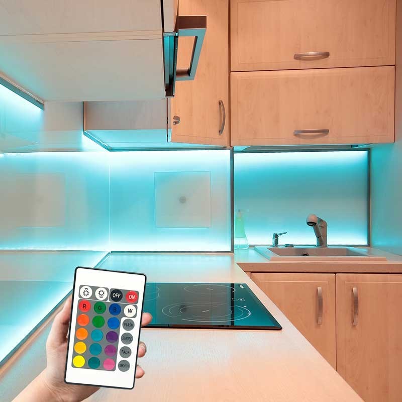 RGB LED Strip Controller 2 Amp per channel, IR Remote Control 24 Keys