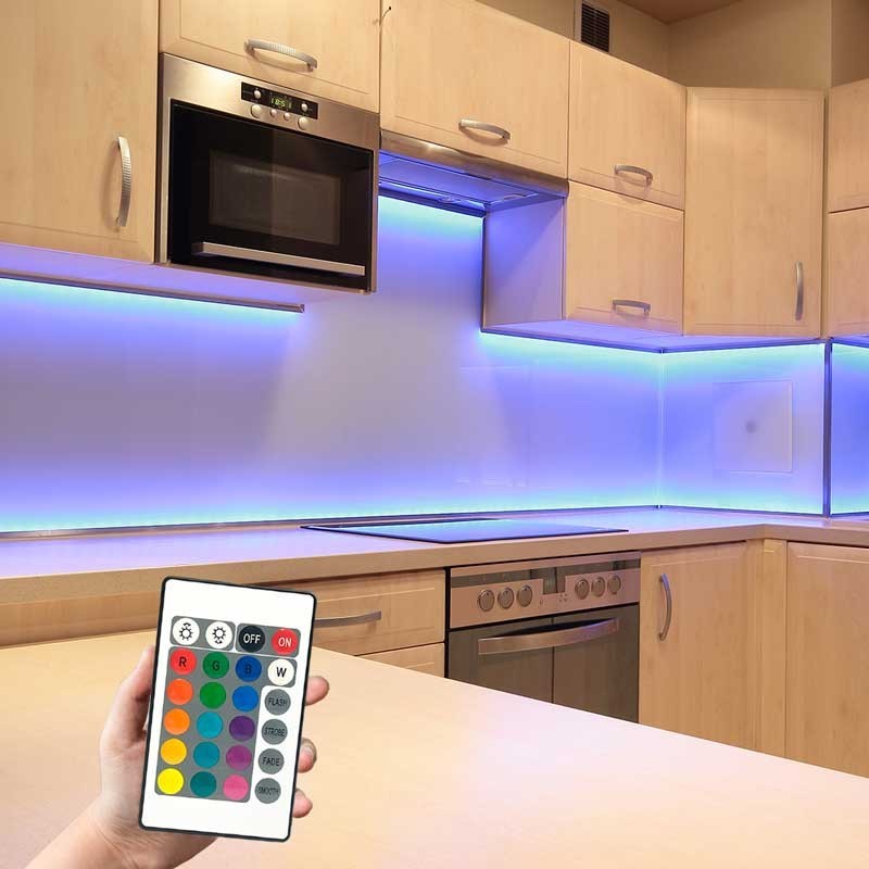 RGB LED Strip Controller 2 Amp per channel, IR Remote Control 24 Keys