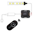 Controller / dimmer with RF touch control for single-color strip 12/24V 18A