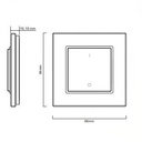 RF pushbutton mechanism Single-color dimmer switch for LED lighting SUNRICHER - Perfect RF