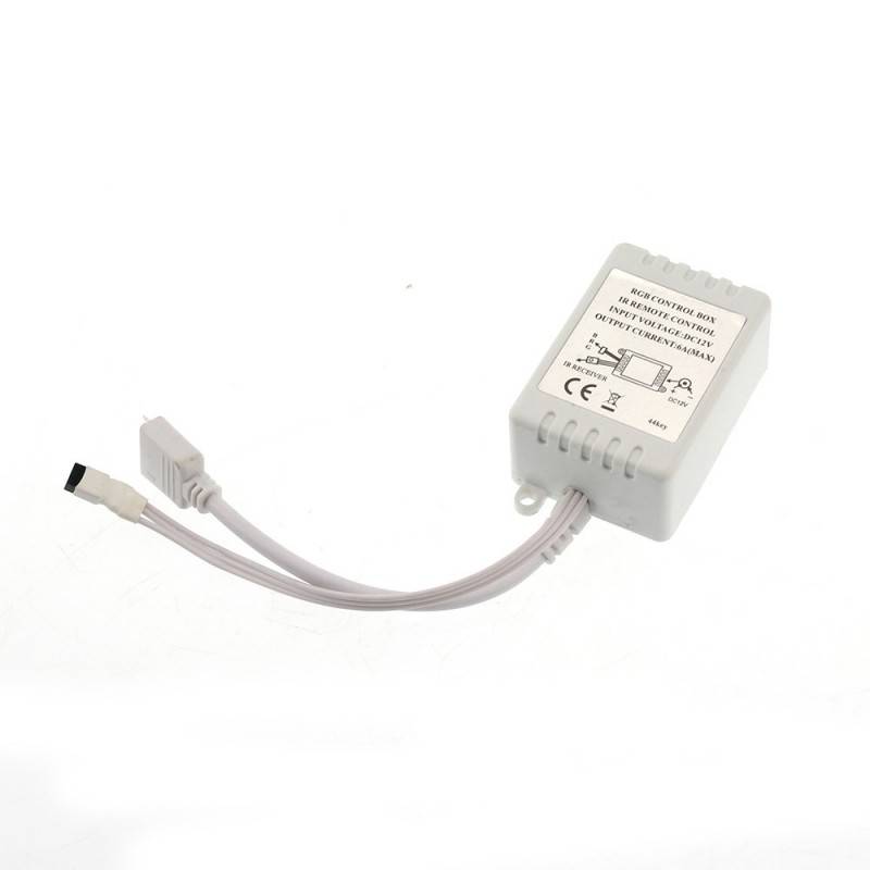 RGB Controller 12V 6A (2a/ch) with IR control 24 keys