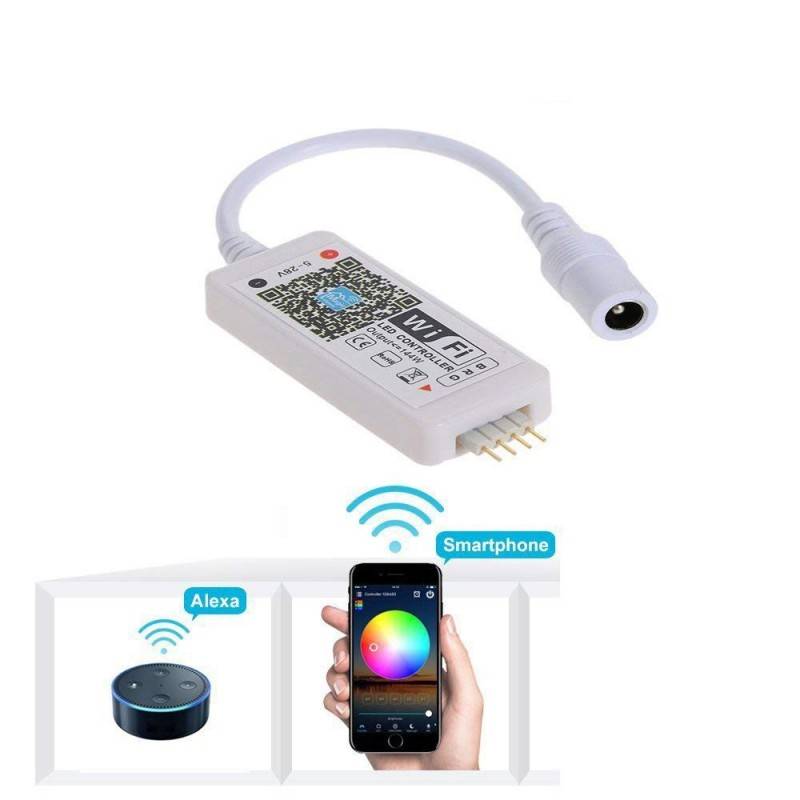 Mini controller RGB WIFI 5-28V for iOS/Android - Alexa - Google Home