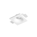 Square plaster downlight - Trimless - 1 x GU10