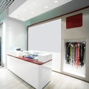 Square plaster downlight - Trimless - 1 x GU10