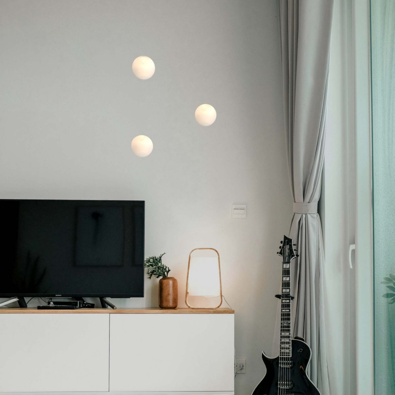 Recessed wall light "MUR" plaster circle - Ø 15cm - GU10 - Trimless/ Integration