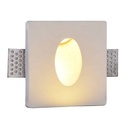 Recessed plaster wall light "Olive" - Trimless / integration