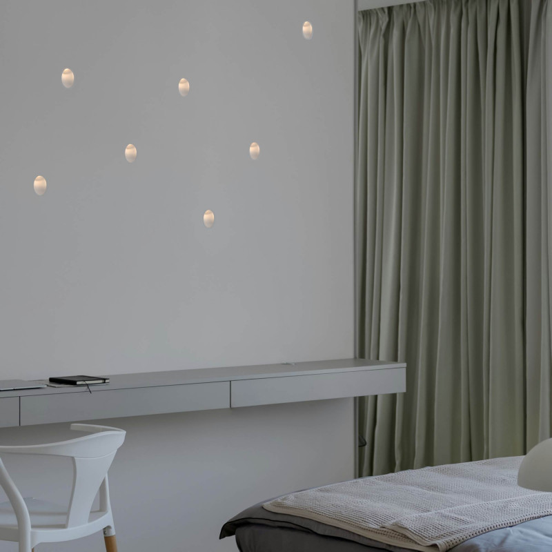Recessed plaster wall light "Olive" - Trimless / integration